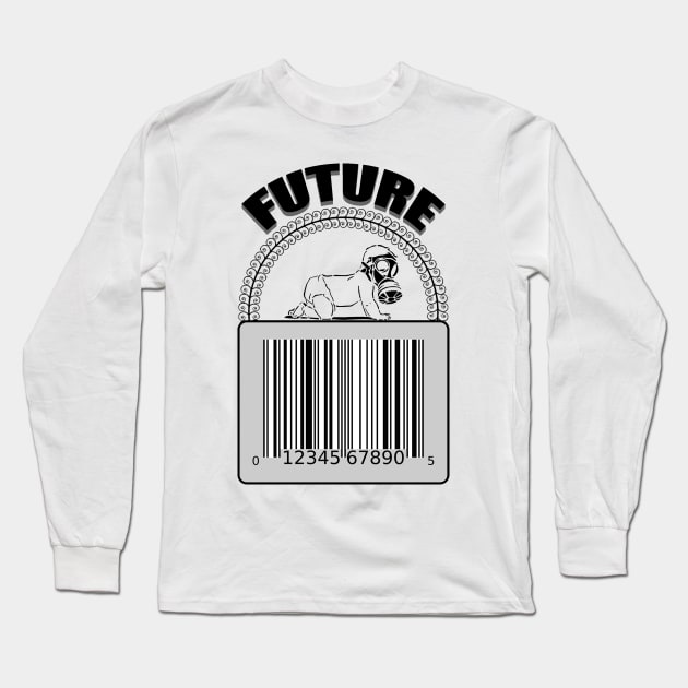 Future Long Sleeve T-Shirt by Spacecoincoin